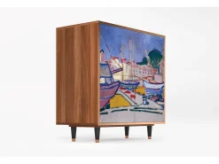 Aparador - 94x96x48 cm - BS3 - The Port of Collioure , Nogal