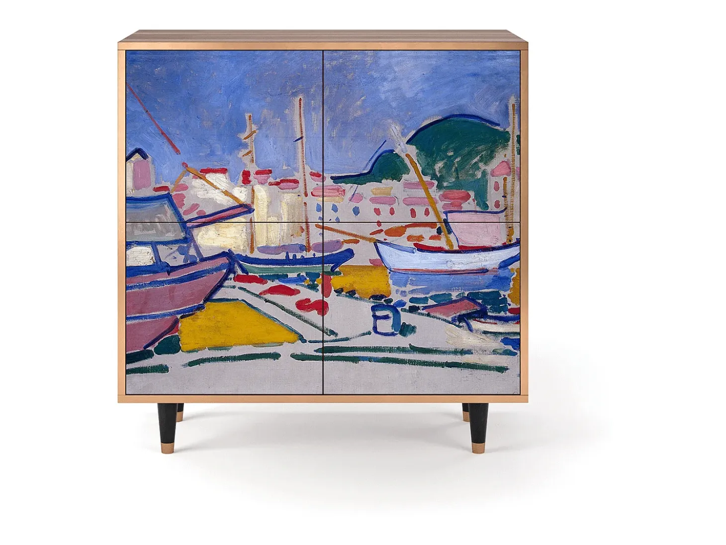 Aparador - 94x96x48 cm - BS3 - The Port of Collioure , Nogal