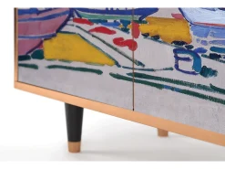 Aparador - 94x96x48 cm - BS3 - The Port of Collioure , Nogal