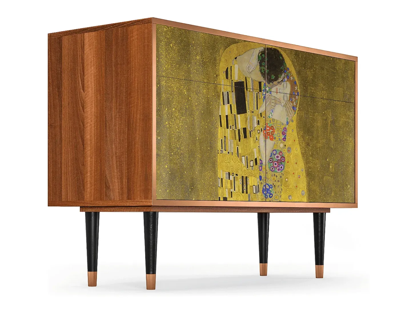 Aparador - 115x85x48 cm - BS4 - The Kiss by Klimt , Nogal