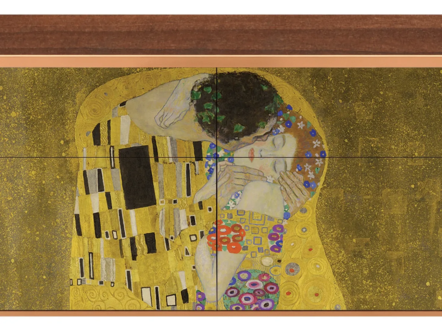 Aparador - 115x85x48 cm - BS4 - The Kiss by Klimt , Nogal