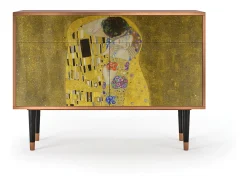 Aparador - 115x85x48 cm - BS4 - The Kiss by Klimt , Nogal