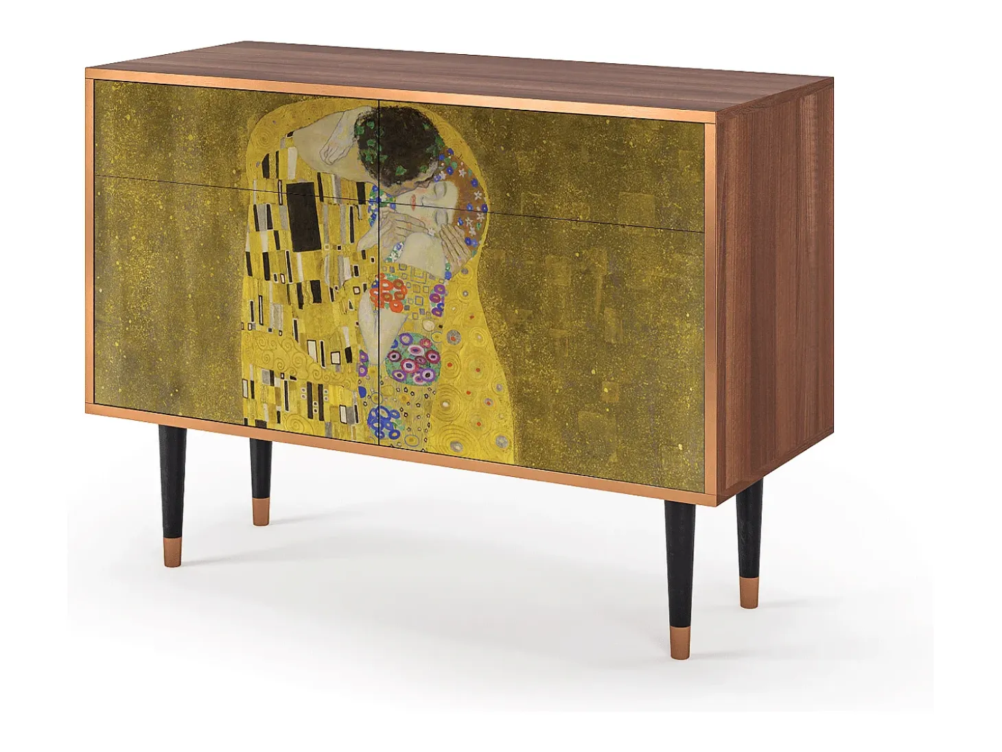 Aparador - 115x85x48 cm - BS4 - The Kiss by Klimt , Nogal