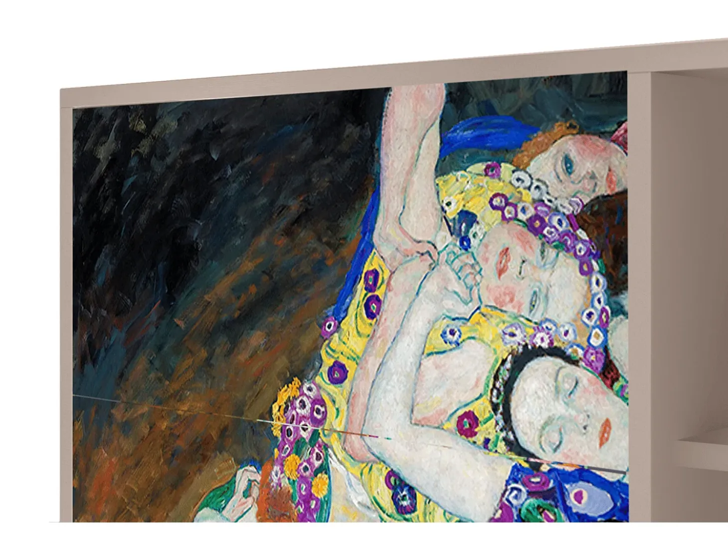 Aparador - 125x98x48 cm - BS2 - The Maiden by Klimt, Latte
