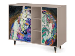 Aparador - 125x98x48 cm - BS2 - The Maiden by Klimt, Latte
