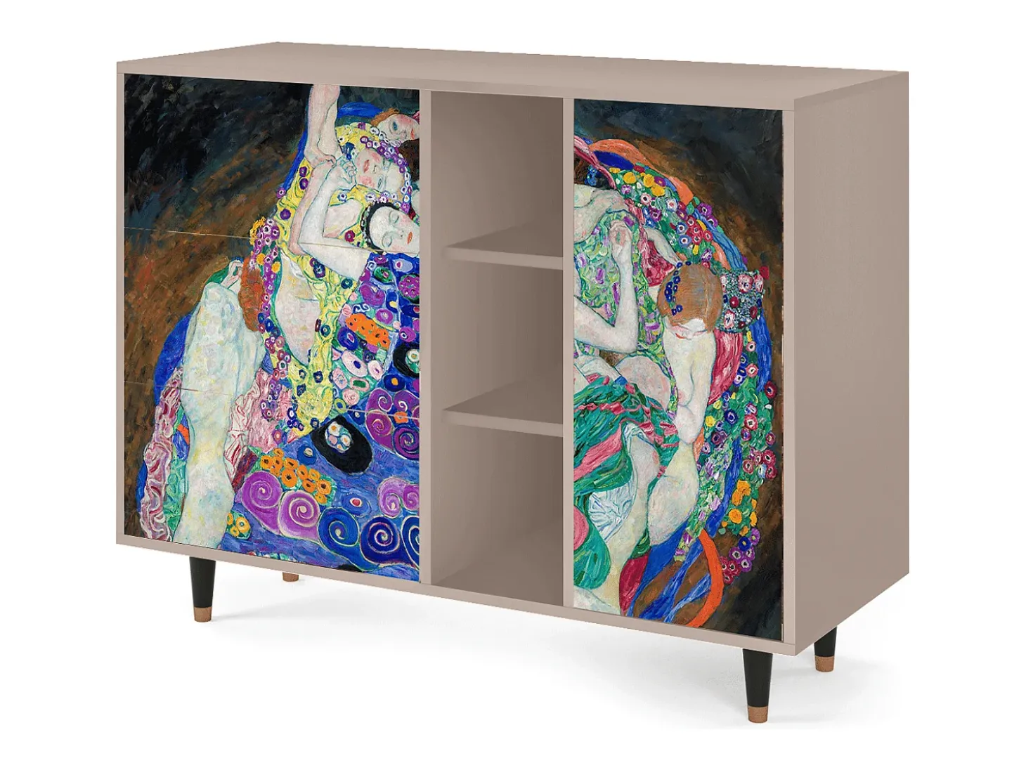 Aparador - 125x98x48 cm - BS2 - The Maiden by Klimt, Latte