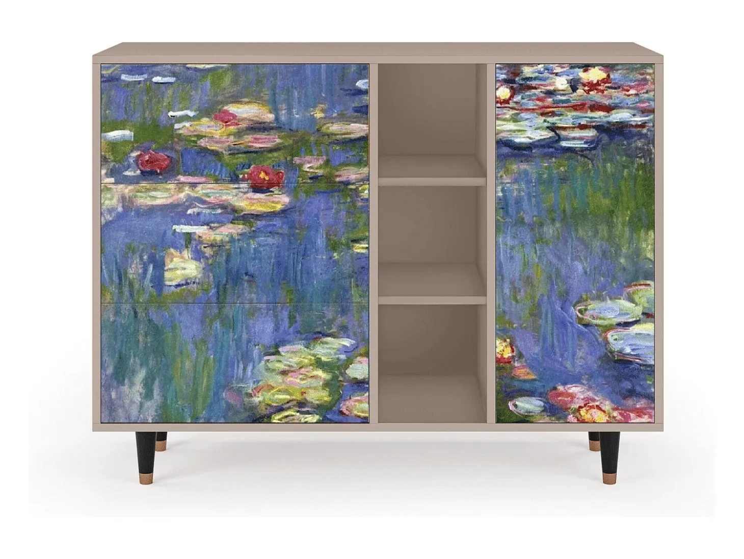 Aparador - 125x98x48 cm - BS2 - The water lily pond , Latte