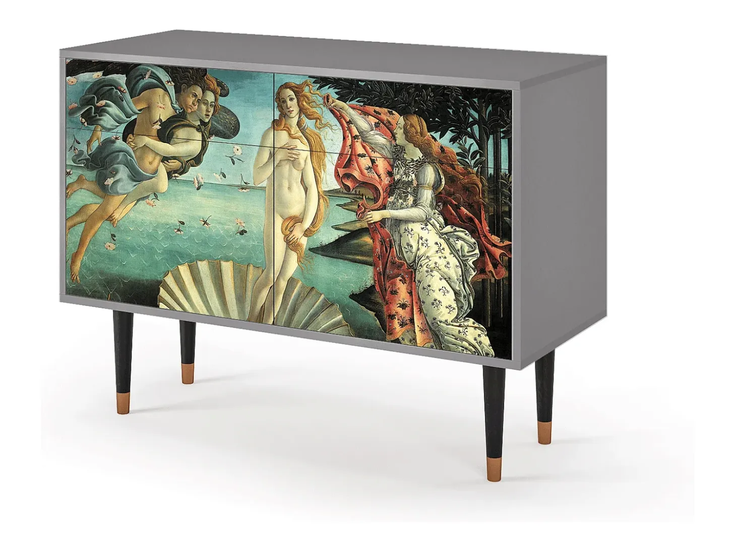 Aparador - 115x85x48 cm - BS4 - The Birth of Venus, Gris