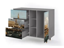 Aparador - 125x98x48 cm - BS2 - The Bucintoro, Gris