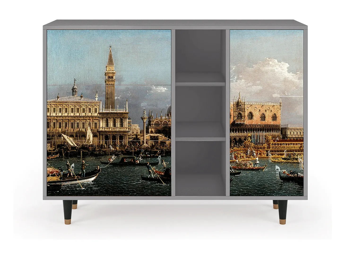 Aparador - 125x98x48 cm - BS2 - The Bucintoro, Gris