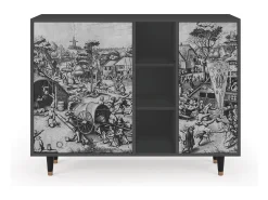 Aparador - 125x98x48 cm - BS2 - The Festival of Saint, Antracita