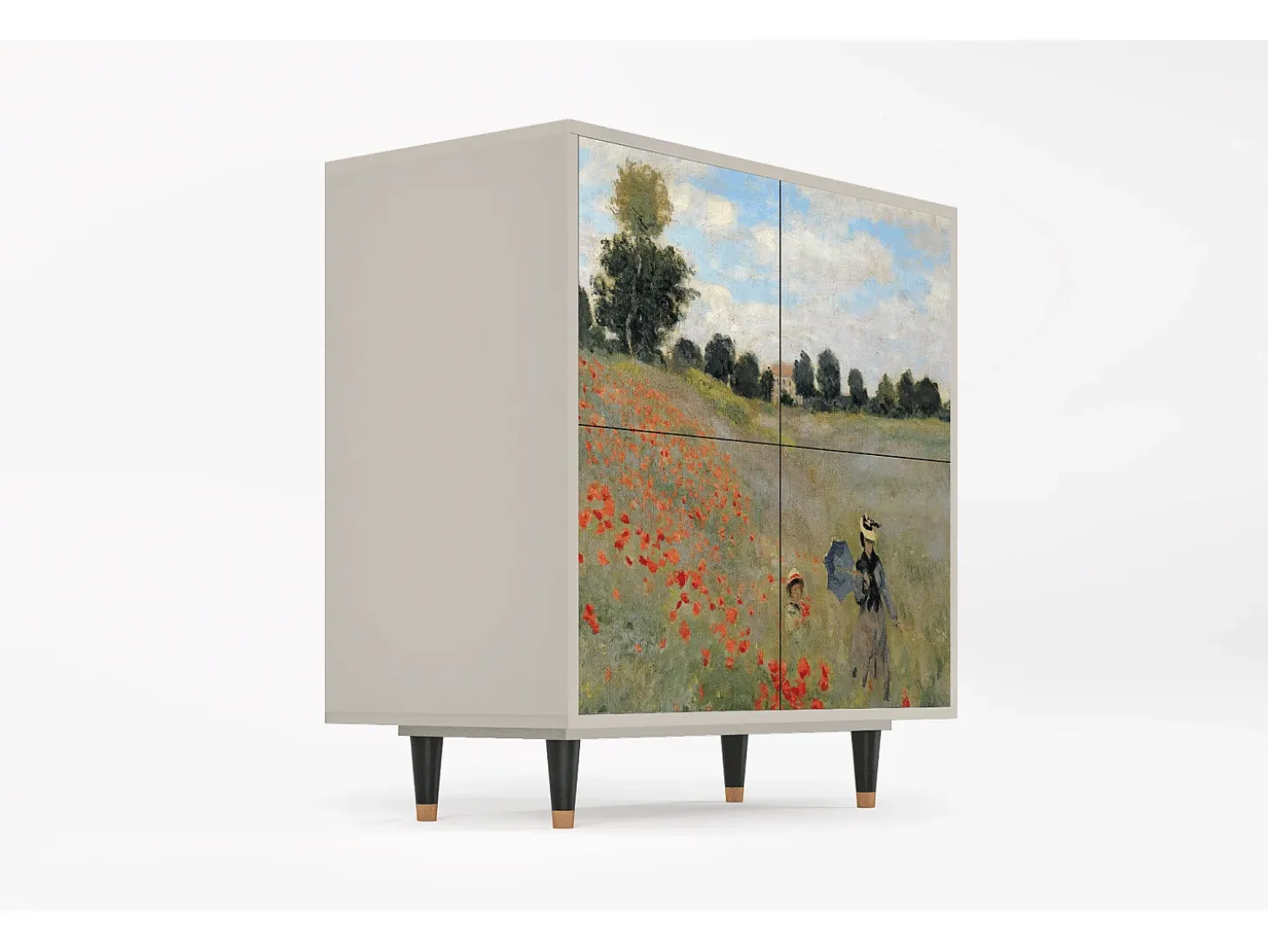 Aparador - 94x96x48 cm - BS3 - The Poppy Field , Arena