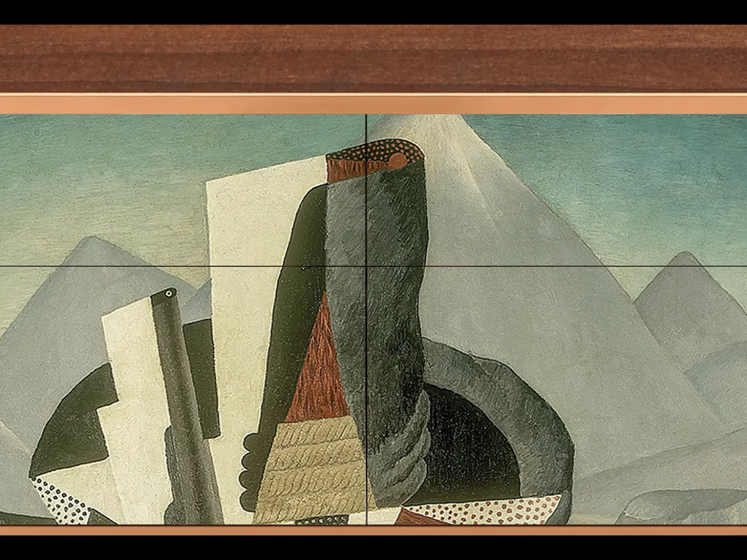 Aparador - 115x85x48 cm - BS4 - The Cubist Paintings , Nogal