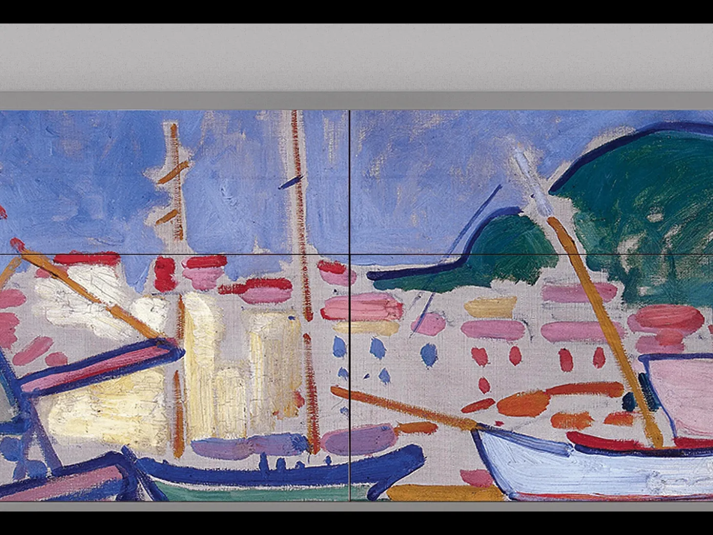 Aparador - 115x85x48 cm - BS4 - The Port of Collioure , Gris