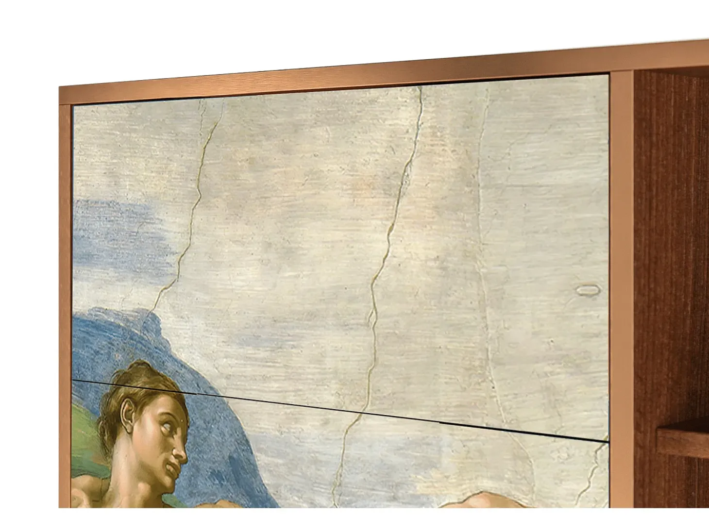 Aparador - 125x98x48 cm - BS2 - The Creation of Adam, Nogal