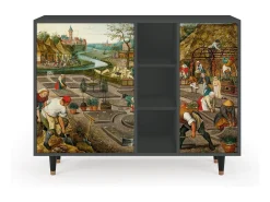 Aparador - 125x98x48 cm - BS2 - The Younger - Spring, Antracita
