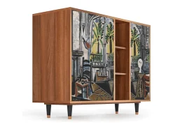 Aparador - 125x98x48 cm - BS2 - The Studio , Nogal