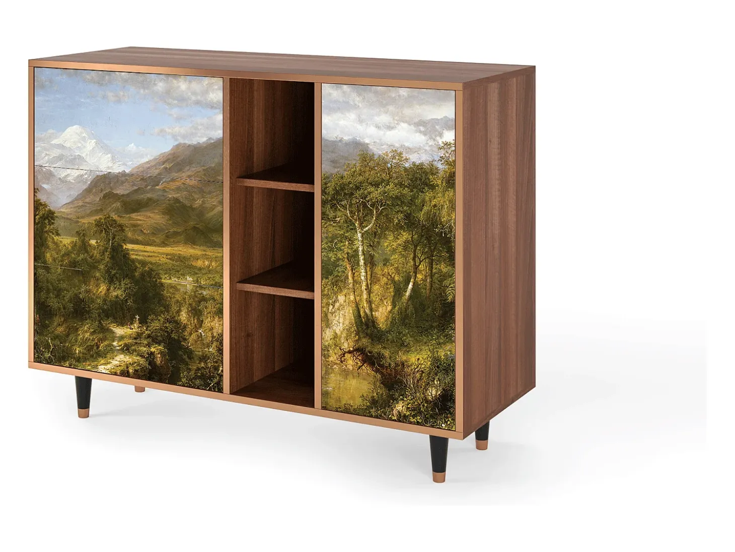 Aparador - 125x98x48 cm - BS2 - The Heart of the Andes , Nogal