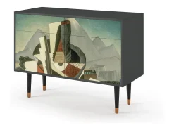 Aparador - 115x85x48 cm - BS4 - The Cubist Paintings , Antracita