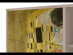Aparador - 125x98x48 cm - BS2 - The Kiss by Klimt , Latte