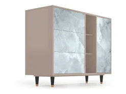 Aparador - 125x98x48 cm - BS2 - The Onyx, Latte
