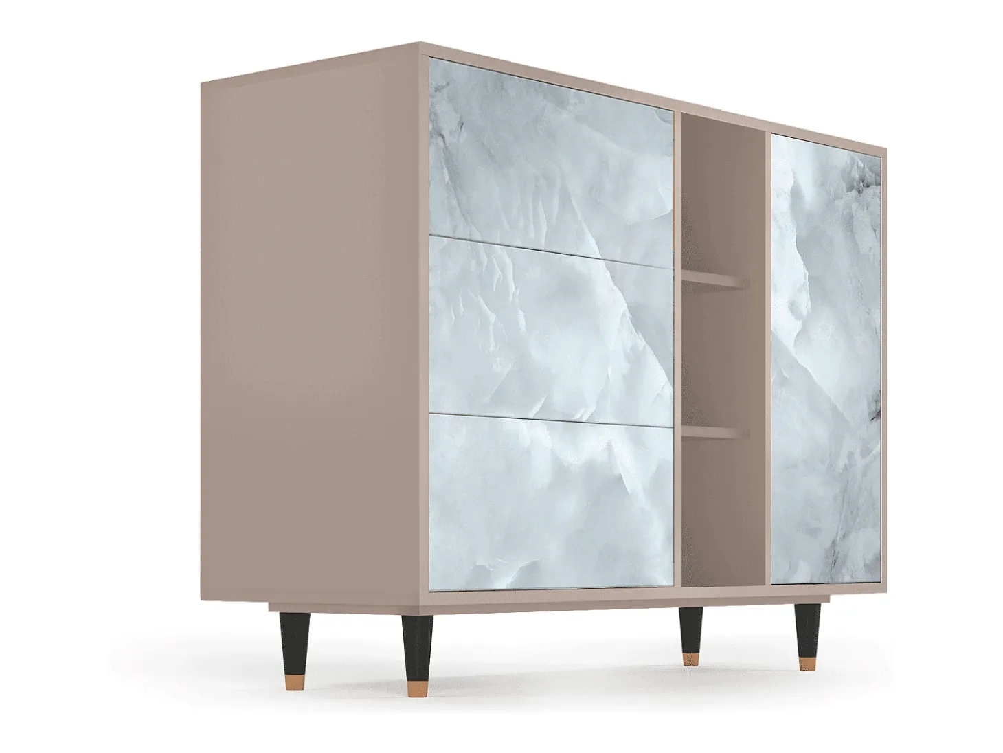 Aparador - 125x98x48 cm - BS2 - The Onyx, Latte