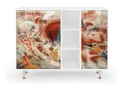Aparador - 125x98x48 cm - BS2 - The City Rises, Blanco