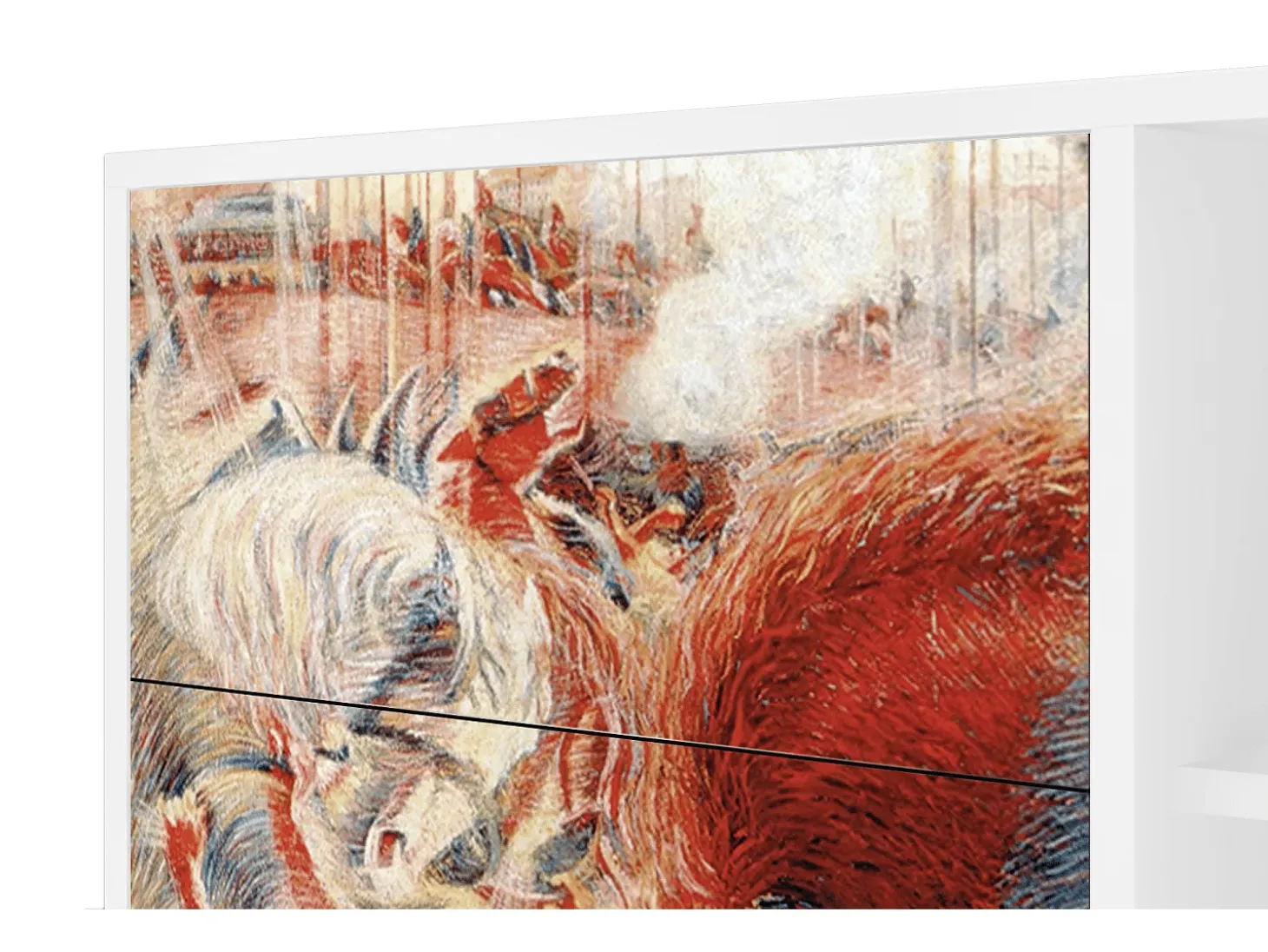 Aparador - 125x98x48 cm - BS2 - The City Rises, Blanco