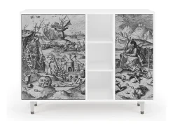 Aparador - 125x98x48 cm - BS2 - The Temptation, Blanco