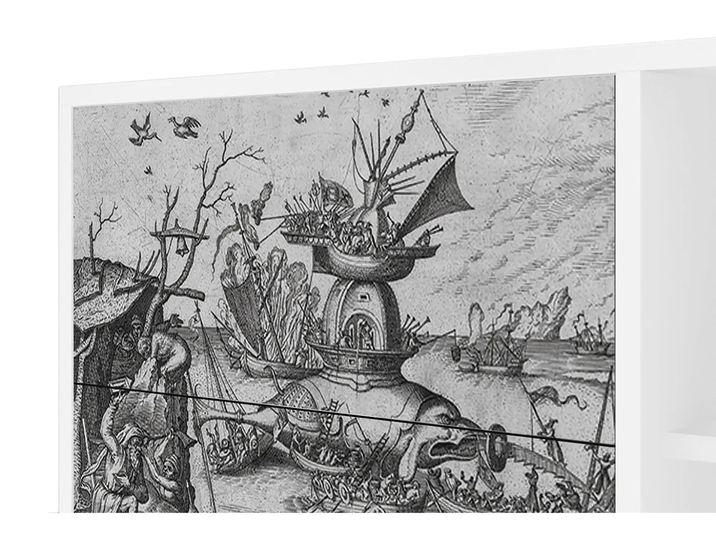 Aparador - 125x98x48 cm - BS2 - The Temptation, Blanco