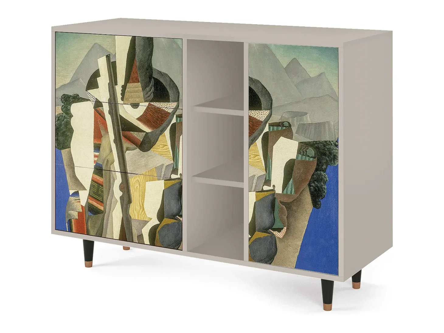 Aparador - 125x98x48 cm - BS2 - The Cubist Paintings , Arena