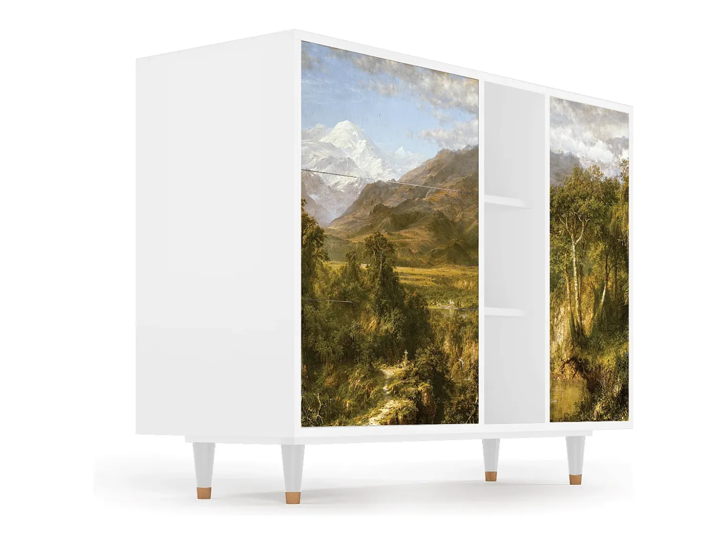Aparador - 125x98x48 cm - BS2 - The Heart of the Andes , Blanco
