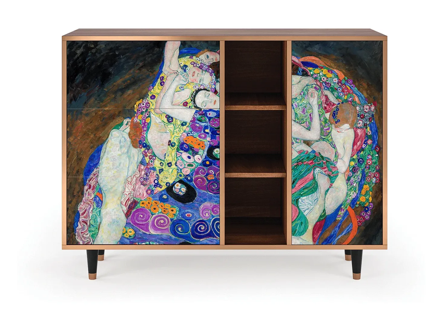 Aparador - 125x98x48 cm - BS2 - The Maiden by Klimt, Nogal