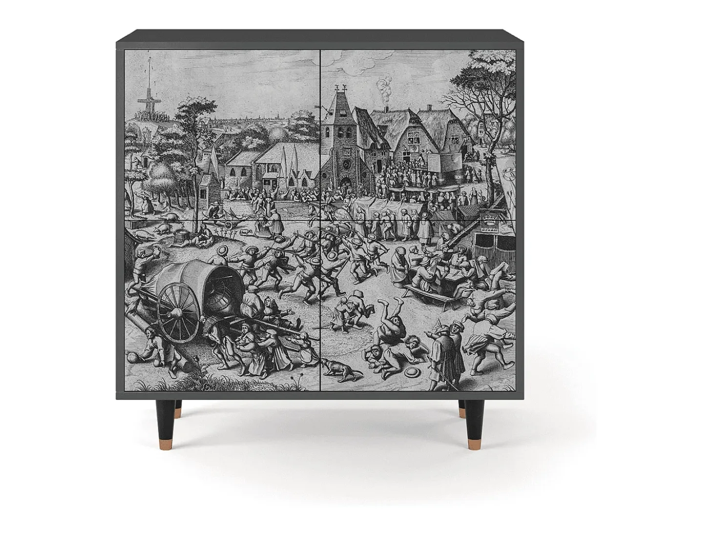 Aparador - 94x96x48 cm - BS3 - The Festival of Saint, Antracita