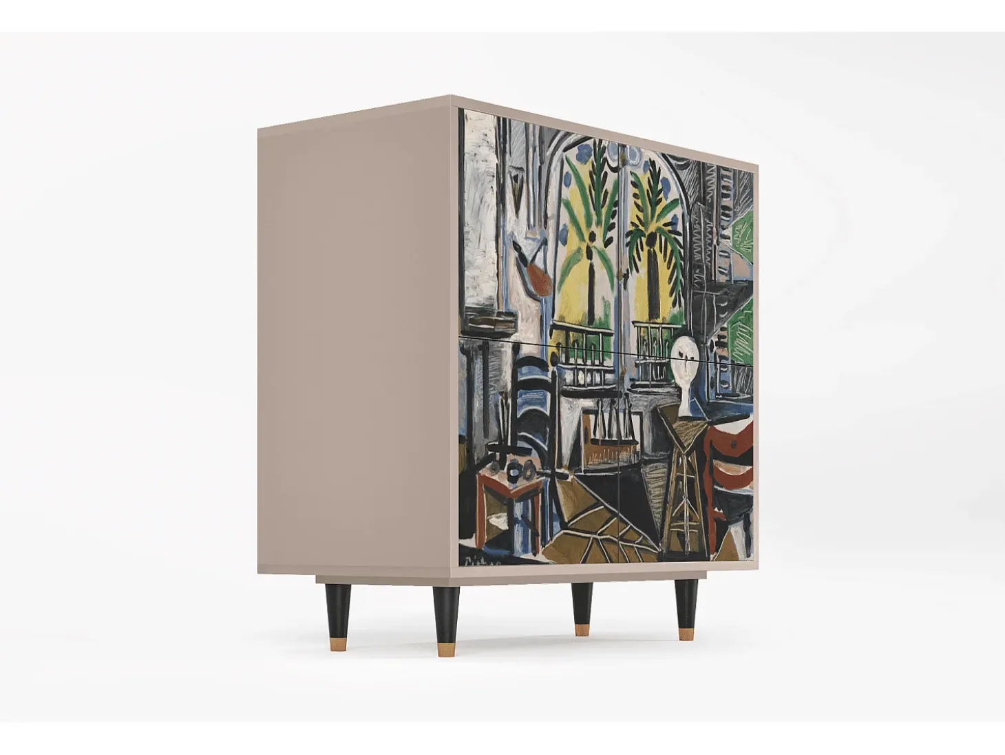 Aparador - 94x96x48 cm - BS3 - The Studio , Latte