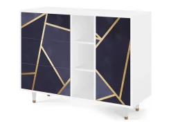 Aparador - 125x98x48 cm - BS2 - The Amethyst, Blanco