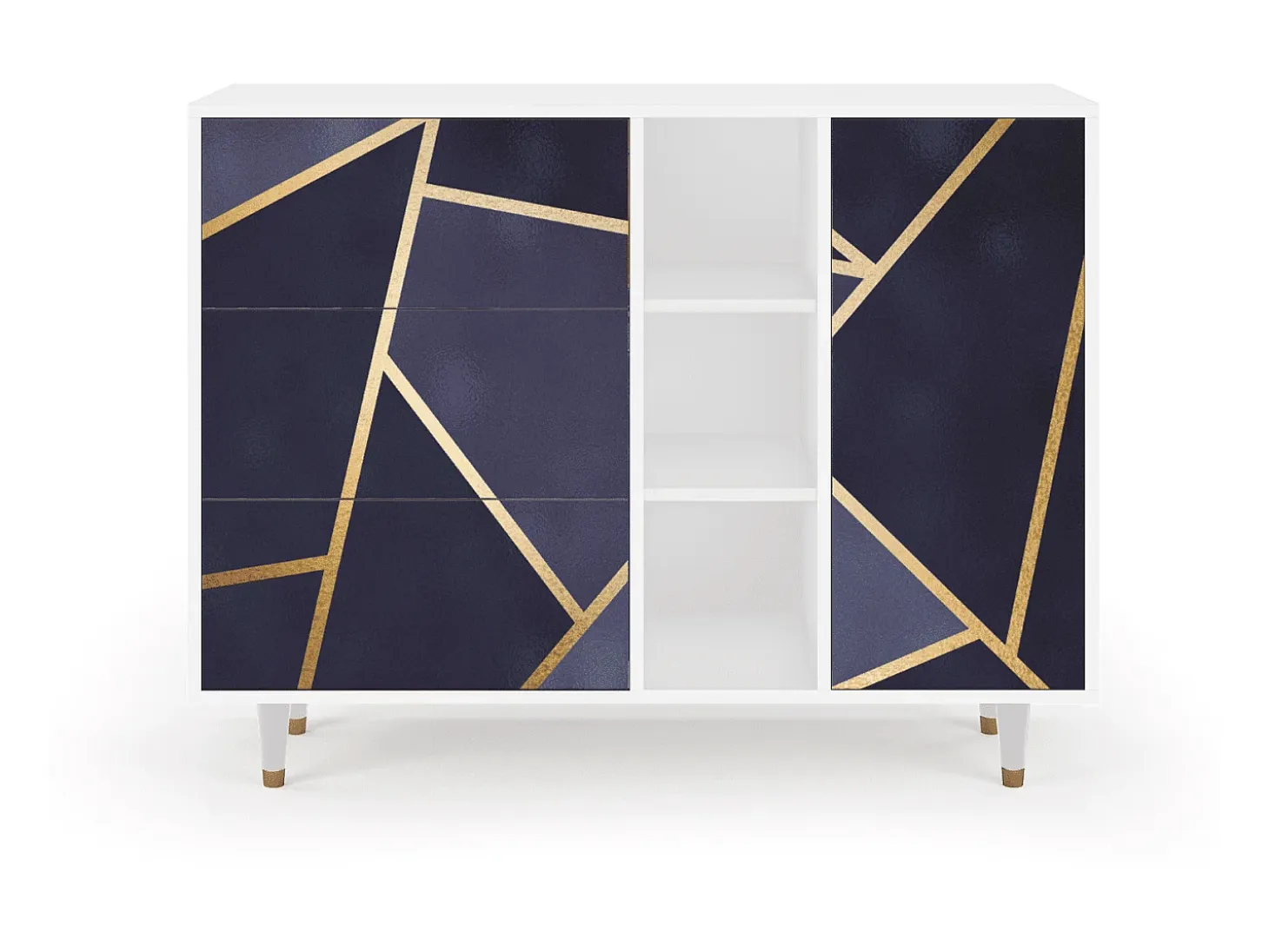 Aparador - 125x98x48 cm - BS2 - The Amethyst, Blanco
