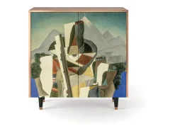 Aparador - 94x96x48 cm - BS3 - The Cubist Paintings , Nogal