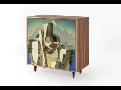 Aparador - 94x96x48 cm - BS3 - The Cubist Paintings , Nogal