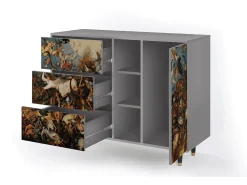 Aparador - 125x98x48 cm - BS2 - The Fall, Gris