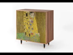 Aparador - 94x96x48 cm - BS3 - The Kiss by Klimt , Nogal