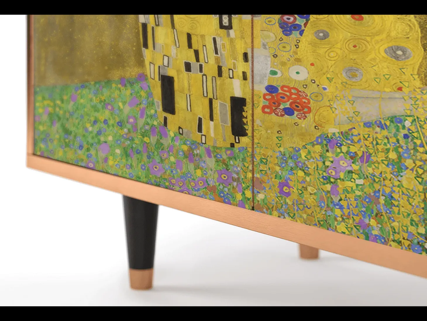 Aparador - 94x96x48 cm - BS3 - The Kiss by Klimt , Nogal