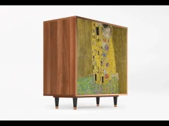 Aparador - 94x96x48 cm - BS3 - The Kiss by Klimt , Nogal