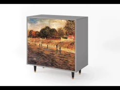 Aparador - 94x96x48 cm - BS3 - The Banks, Gris