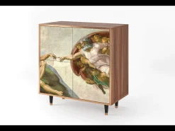 Aparador - 94x96x48 cm - BS3 - The Creation of Adam, Nogal