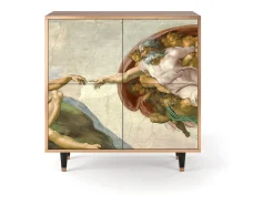 Aparador - 94x96x48 cm - BS3 - The Creation of Adam, Nogal