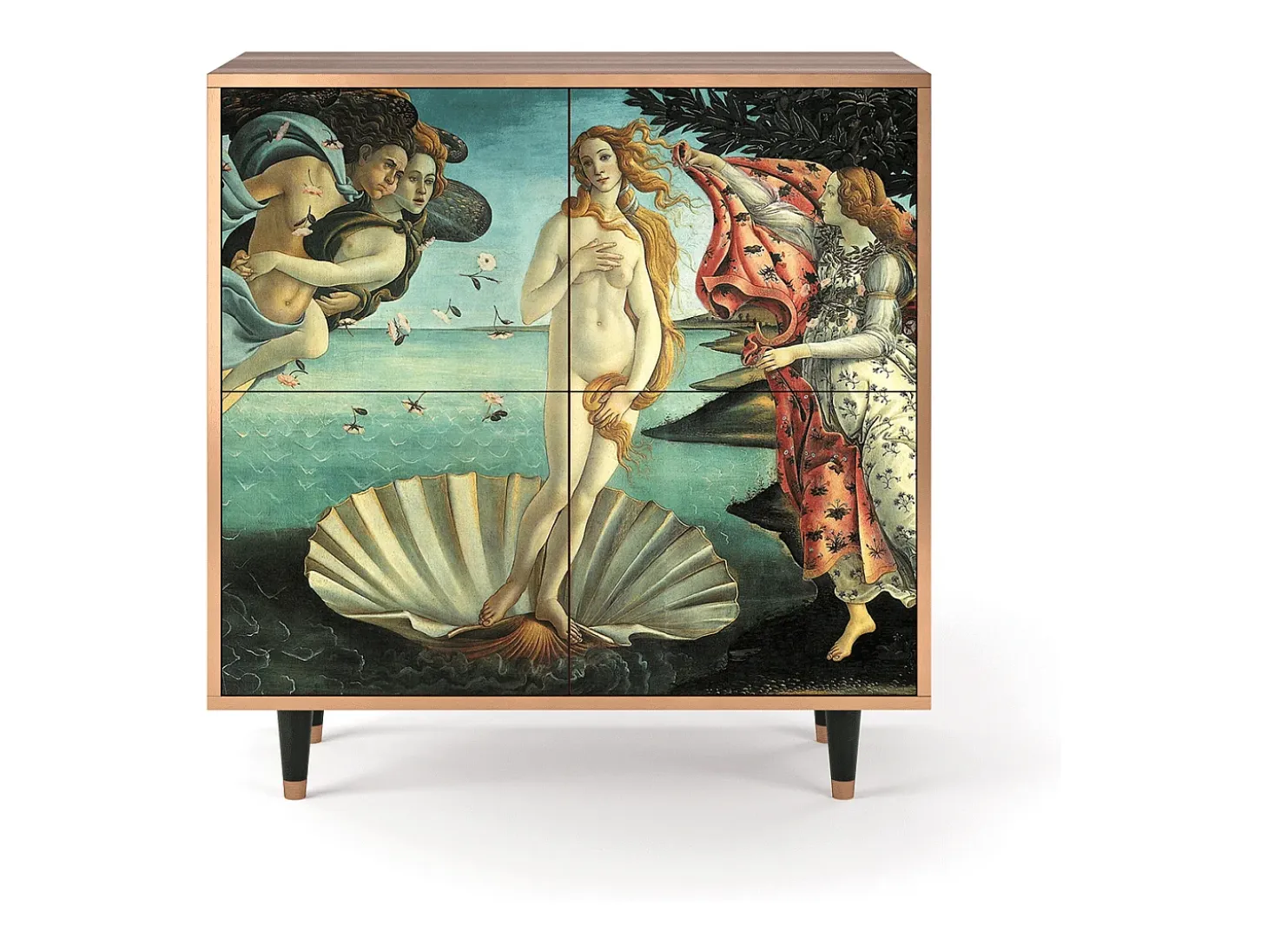 Aparador - 94x96x48 cm - BS3 - The Birth of Venus, Nogal