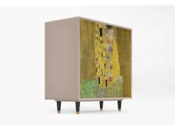 Aparador - 94x96x48 cm - BS3 - The Kiss by Klimt , Latte