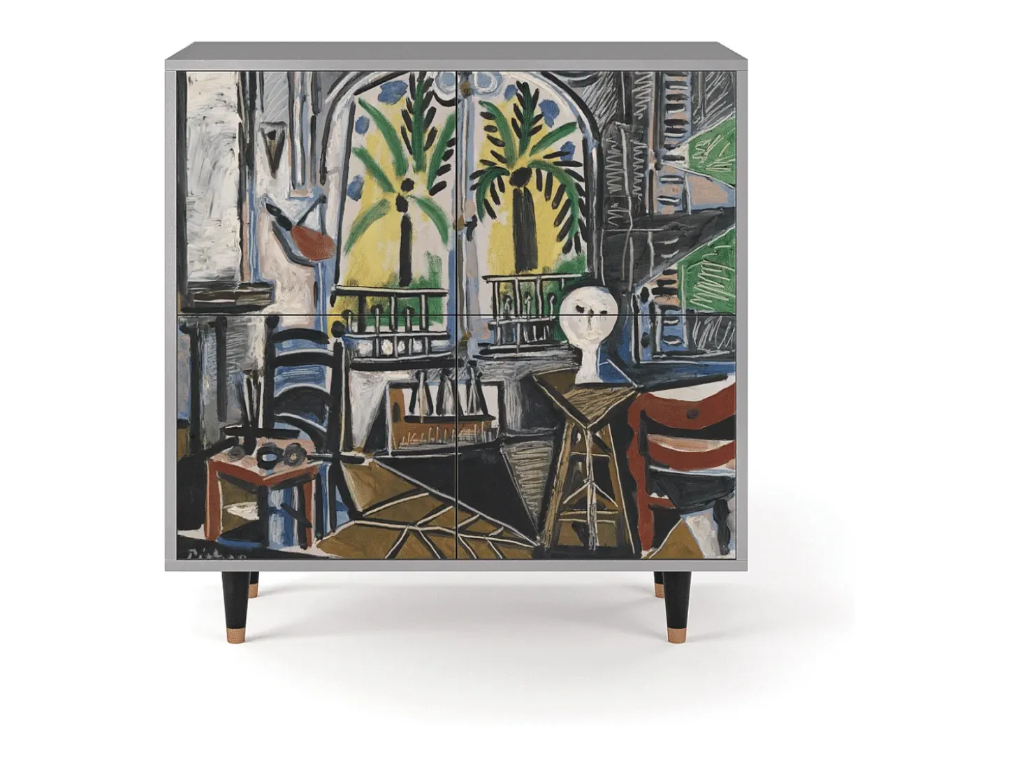 Aparador - 94x96x48 cm - BS3 - The Studio , Gris