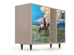 Aparador - 125x98x48 cm - BS2 - Thunderheads by Dean, Latte